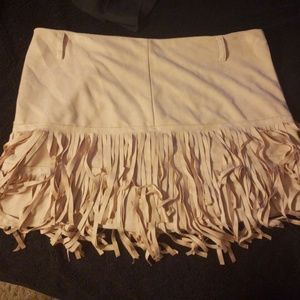 Brand new never worn Nude Fringe skirt